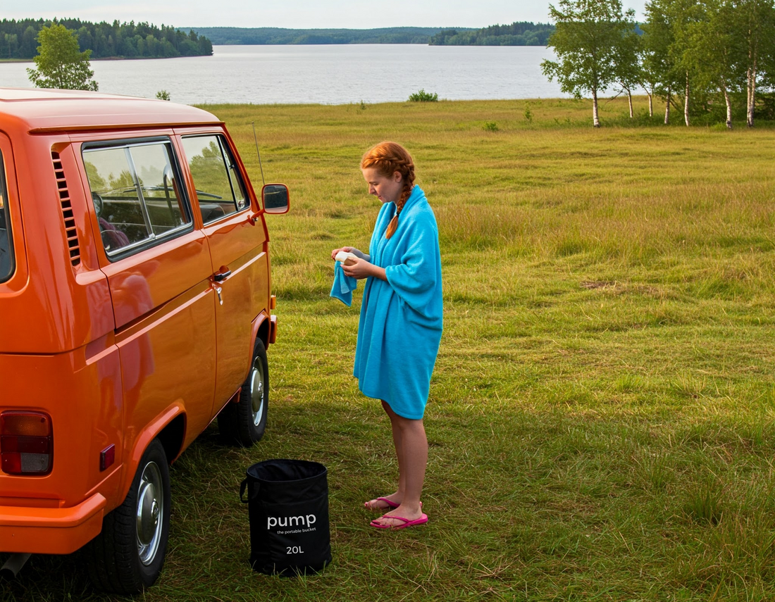 Vanlife: Portabel dusch för livet på vägen