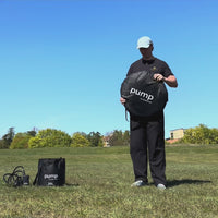 THE PORTABLE COMBO (tent + shower + bucket)
