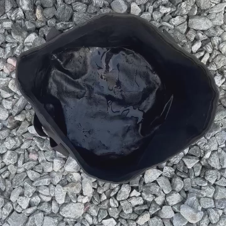 Hopfälld portabel hink video hur hink viks